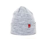 éS Block Beanie Grey Heather