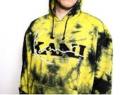 Karl Kani 6028812 KK Retro Tie Dye OS Hoodie Yellow/Black KM214-064-1 Hoody
