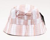 Karl Kani Signtaure Tie Dye Stripe Bucket Hat light sand/taupe