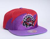 Mitchell & Ness Toronto Raptors Sharktooth Snapback HWC Red / Purple Cap