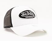 Von Dutch Boston Trucker Cotton White/Black Cap