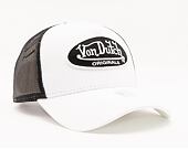 Von Dutch Boston Trucker Cotton White/Black Cap