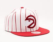 Mitchell & Ness NBA Retro Pinstripe Snapback Hwc Atlanta Hawks White Cap