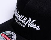 Mitchell & Ness Pinscript Classic Red Branded Black Cap
