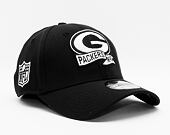 New Era 39THIRTY NFL22 Sideline Green Bay Packers Black / White Cap