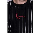 Karl Kani 6030153 Small Signature Pinstripe Tee Black/White T-Shirt