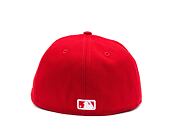 New Era 59FIFTY MLB Basic Los Angeles Dodgers Fitted Scarlet / White Cap