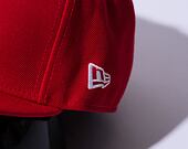 New Era 59FIFTY MLB Basic New York Yankees Fitted Scarlet / White Log Cap