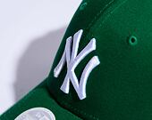 Dámská Kšiltovka New Era - MLB Essential 9FORTY - NY Yankees - Kelly Green / White