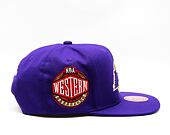Kšiltovka Mitchell & Ness NBA Conference Patch Snapback Los Angeles Lakers Purple
