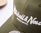 Kšiltovka Mitchell & Ness - Branded Pinscript Classic Red - Olive