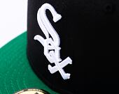 Kšiltovka New Era 59FIFTY MLB Team Color Chicago White Sox Cooperstown Black / White / Kelly Green
