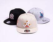 Kšiltovka New Era 9FIFTY MLB Flower Icon Atlanta Braves Stone