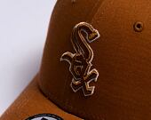 Kšiltovka New Era 9FORTY MLB Team Outline Chicago White Sox Caramel Brown / Stone