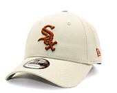 Kšiltovka New Era 9FORTY MLB League Essential Chicago White Sox Stone / Caramel Brown