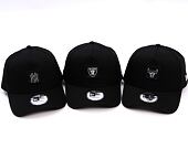 Kšiltovka New Era - NBA Metallic Patch 9FORTY A-Frame - Chicago Bulls - Black / Silver