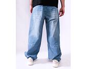 Kalhoty Karl Kani - Og Aop Back Pocket Relaxed Baggy - medium blue