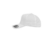 Kšiltovka Yupoong 5-Panel Curved Classic Snapback white