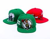 Kšiltovka Mitchell & Ness - Boston Celtics - Big Time Snapback - Green