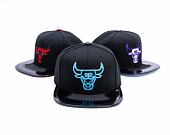 Kšiltovka Mitchell & Ness - Chicago Bulls - Day 11 Snapback - Black-Blue