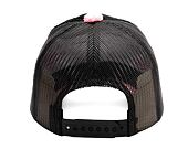 Kšiltovka Reflection Luxury Fuzzy Trucker - Black / Candy Pink
