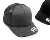 Kšiltovka Yupoong 5-Panel Retro Trucker Cap Charcoal