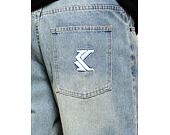 Kraťasy Karl Kani - OG Denim Baggy Jorts - bleached blue