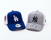 Kšiltovka New Era - MLB Side Patch 9FORTY Trucker - LA Dodgers - Blue