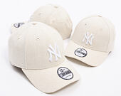 Dětská Kšiltovka New Era - MLB Linen 9FORTY - NY Yankees - Stone / White
