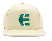 Kšiltovka Etnies - Icon Snapback - Tan/Green