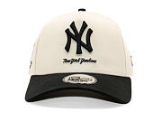 Kšiltovka New Era - MLB Mythical 9FORTY A-Frame - NY Yankees - Ivory / Black