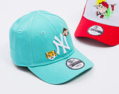 Dětská Kšiltovka New Era - MLB Animal Icon 9FORTY - NY Yankees - Teal / White