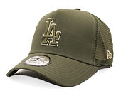 Kšiltovka New Era - MLB Outline 9FORTY Trucker - LA Dodgers - New Olive