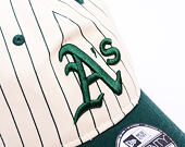 Kšiltovka New Era - MLB Pinstripe 9TWENTY - Oakland Athletics - Dark Green