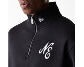 Mikina New Era - Lifestyle Quarter Zip - Black