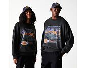 Mikina New Era - NBA Washed Graphic Crewneck - LA Lakers - Black