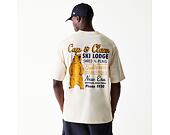Triko New Era - Wild Graphic Tee - Cream