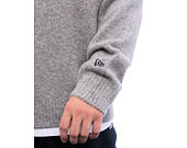 Svetr New Era - Branded Script Knit Sweater - Heather Grey