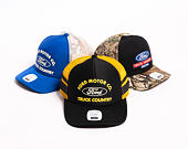 Kšiltovka Brixton - Ford Built Tough Mp Trucker Hat - Burnt Rubber/Empire Yellow