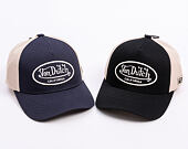 Kšiltovka Von Dutch - Trucker - Flag - Black/Beige