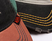 Kšiltovka Von Dutch - Trucker - Washed Black/Grey/Red