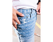 Džíny Karl Kani - Og K Aop Carpenter Straight Leg Jeans Blue