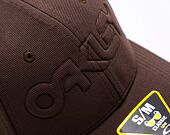 Kšiltovka Oakley - 6 Panel Stretch Hat Embossed - Cocoa Brown