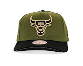 Kšiltovka Mitchell & Ness - NBA Core Iv Pro  Bulls - Chicago Bulls - OLIVE-BLACK