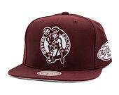 Cap Mitchell & Ness - NBA Fashion Basic Snapback - Boston Celtics - Dark Purple