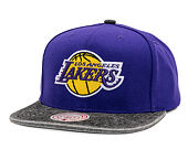 Kšiltovka Mitchell & Ness - NBA Denim Patchwork - Los Angeles Lakers - Purple