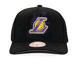 Cap Mitchell & Ness - NBA Tilted Pro Snapback - Los Angeles Lakers - Black