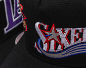 Kšiltovka Mitchell & Ness - NBA Busted Pro HWC - Philadelphia 76Ers - Black
