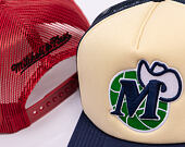 Kšiltovka Mitchell & Ness - NBA Vintage Block Trucker HWC - Dallas Mavericks - Cream