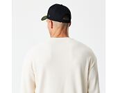 Tee New Era - Branded Longsleeve Waffle Tee - Cream